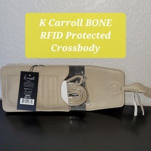 K Carroll RFID Protected Crossbody BONE